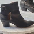 Free People Shoes | Free People Heeled Ankle Boots Us Size 8 - 8-1/2. Eur 39 (M6) | Color: Black | Size: 8 - 8-1/2