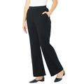 Plus Size Women's Suprema® Wide Leg Pant by Catherines in Black (Size 5X)