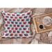 East Urban Home Ambesonne Tea Party Fluffy Throw Pillow Cushion Cover, Britain Themed Teacup Forms Patterned Union Jack Hearts Flags | Wayfair