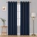 Latitude Run® Makua Grommet Top Blackout Curtains Polyester in Green/Blue/Navy | 96 H in | Wayfair EB81A99C39B542B294D304930783383C