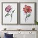 Red Barrel Studio® Watercolor Floral Contour III Premium Framed Canvas - Ready To Hang Canvas in White | 31.5 H x 47 W in | Wayfair