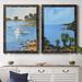 Longshore Tides Harbor Side II Premium Framed Canvas - Ready To Hang Canvas, Solid Wood in White | 31.5 H x 47 W in | Wayfair