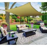 Boen Square Sun Shade Sail Canopy Awning UV Block for Outdoor Patio Garden and Backyard - Beige - 16'x16'