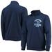 Men's Starter Navy Tennessee Titans Heisman Quarter-Zip Jacket