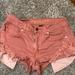 American Eagle Outfitters Shorts | American Eagle Outfitters Jean Shorts Sz 8 | Color: Red | Size: 8