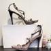 Nine West Shoes | Nine West Snake Skin Heels | Color: Gray/Silver | Size: 9.5