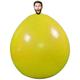 Yumoo Climb-in Balloon, Round Latex Giant Large Birthday Party Inflatable Air Decoration, Human Egg Balloon for Funny Game