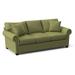 Edgecombe Furniture Grace 86" Sleeper Sofa Bed w/ Reversible Cushions Polyester in Yellow | 37 H x 86 W x 39 D in | Wayfair 48406NRIDMEA