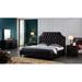 Red Barrel Studio® Guney Low Profile Bed Upholstered in Gray | 60 H x 67 W x 87 D in | Wayfair DF2E21A3F67042C3A328D0A7AA2F80E4