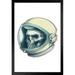 Trinx Astronaut Skull Retro Art Print Black Wood Framed Poster 14X20 Paper | 20 H x 14 W x 1.5 D in | Wayfair 9194E575A1DC46F089476A6C56D7D0DC