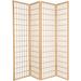 Red Barrel Studio® Niemann 5.9ft Room Divider Shoji Style Wood in White/Brown | 71 H x 70 W in | Wayfair E281A29F8CCF4264AB98ABDCACAF3134