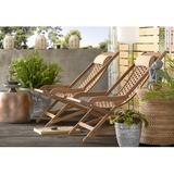 Birch Lane™ Crowley Lounge Seating Group Wood/Natural Hardwoods/Solid Wood in Brown/White | Outdoor Furniture | Wayfair