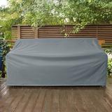 Arlmont & Co. Furniture Protector Heavy Duty Patio Sofa Cover Plastic in Gray | 33 H x 76 W x 34 D in | Wayfair ED8E3FABD60A4EE4AC74CB6FAB1B5BD6