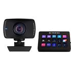 Elgato Facecam - 1080p60 Full HD Webcam für Videokonferenzen & Stream Deck MK.2 - Studio Controller, 15 Makrotasten, Auslösen von Aktionen in Apps und Software wie OBS, Twitch, YouTube und mehr