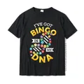 T-shirt humoristique en coton avec les appelants de Bingo haut rétro t-shirts personnalisés j'ai