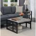 Convenience Concepts Monterey Square Coffee Table with Shelf