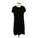 Cotton On Casual Dress - Shift: Black Solid Dresses - Women's Size X-Small