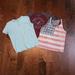 American Eagle Outfitters Shirts | Lot Of 3 American Eagle Shirts- 2m, 1l | Color: Blue/Red | Size: M