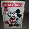 Disney Toys | Disney Mickey Mouse Metal Coin Bank Safe Tin West Germany Fricke & Nacke | Color: White/Silver | Size: Osbb