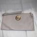 Michael Kors Bags | Michael Kors - Pebble Grain Leather Wristlet - Vanilla | Color: Cream | Size: Medium Wristlet