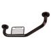 Kingston Brass Meridian Angled 17.44" Grab Bar Metal in Brown | 5.06 H x 17.44 W x 1.25 D in | Wayfair GBS141012CS5