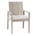 Summer Classics Ashland Patio Dining Armchair w/ Cushions Wood in Brown | 37.5 H x 23.62 W x 25.75 D in | Wayfair 289227+C7674325W4325