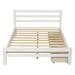 Red Barrel Studio® 39.2"Twin Wood Platform Bed w/ 2 Drawers,White Wood in Gray/White, Size Full | Wayfair 2A47D2C67AAF4967BF7E9E89B2545490