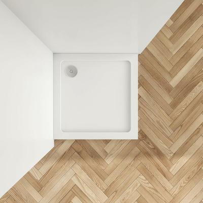 70x70x3cm Quadrat Duschwanne mit Ablaufgarnitur Image