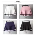 Jupes plissées taille haute Harajuku pour femmes et filles uniforme scolaire Preppy Kawaii jupe de