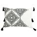 Medallion Embroidered 14" x 20" Decorative Pillow