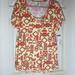 Lularoe Tops | Brand New Lularoe Classic T Large. Stretchier Material | Color: Cream/Tan | Size: L