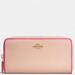 Coach Bags | Coach Edgepaint Color Block Nude Blush Full-Sized Leather Wallet Htf | Color: Cream/Pink | Size: Os