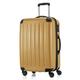 HAUPTSTADTKOFFER Alex - Mittelgroßer Hartschalenkoffer, 4 Rollen, Koffer, Trolley, Rollkoffer, Reisekoffer, Volumenerweiterung, 65 cm, 74 Liter, Herbstgold