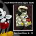 Disney Accessories | Mickey Mouse No-Skid Slipper Socks | Color: Black/Gray | Size: Fits Shoe Size: 4 - 10