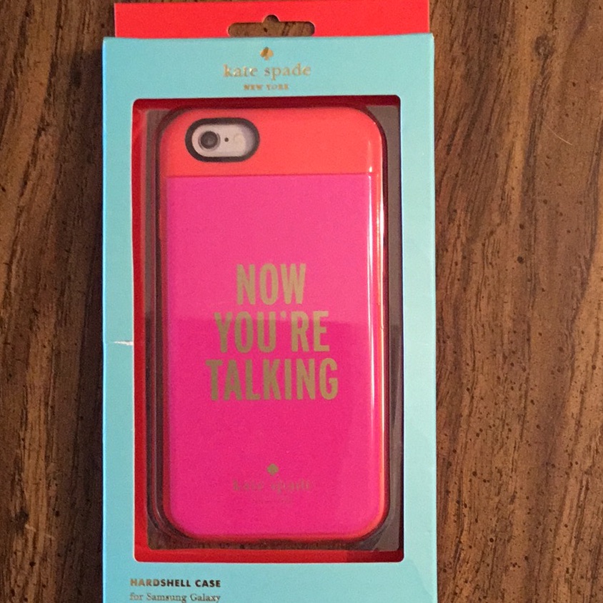 Kate Spade Accessories | Kate Spade Samsung Hardshell Shell Iphone Case | Color: Pink | Size: Samsung Galaxy