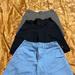 Polo By Ralph Lauren Bottoms | 3 Boy Chino Shorts To Polo One The Children’s Place With Elastic Bands Size 10 | Color: Blue/Gray | Size: 10b