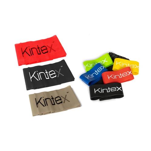 Kintex: 5er-Set Mini-Loops und 2er-Set Fitnessbänder in Grün und Blau