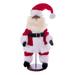 Vickerman 677384 - 18" Red Velvet Dark Compl Santa w Stand (KV210519) Christmas Figurine Decorations