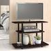 Zipcode Design™ Edwin TV Stand for TVs up to 32" Wood in Black/Brown | 22.25 H in | Wayfair 92030F7477AD48E4B1BD1AA41BA05E46