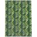 White 24 x 0.08 in Area Rug - Red Barrel Studio® MOTHER OF THOUSANDS GREEN Outdoor Rug By Becky Bailey Polyester | 24 W x 0.08 D in | Wayfair