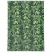 White 24 x 0.08 in Area Rug - Red Barrel Studio® Glisson SPOTTED LAUREL DARK GREEN Outdoor Rug By Becky Bailey Polyester | 24 W x 0.08 D in | Wayfair