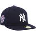 Men's New Era Navy York Yankees 9/11 Memorial Side Patch 59FIFTY Fitted Hat