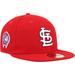 Men's New Era Red St. Louis Cardinals 9/11 Memorial Side Patch 59FIFTY Fitted Hat