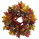 Maple and Berry 24-inch Wreath