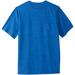 Men's Big & Tall Shrink-Less™ Lightweight Pocket Crewneck T-Shirt by KingSize in Royal Blue Heather (Size 10XL)