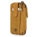Timberland Damen Handy Crossbody Wallet Bag RFID-Leder-Umhängetasche, Weizen (Nubuck)