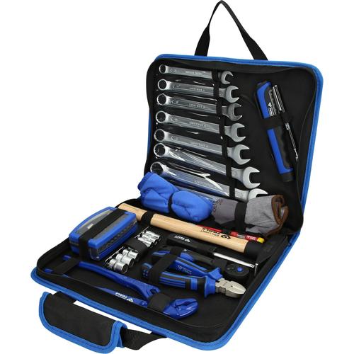 Brilliant Tools Werkzeug-Nylontasche, 58-tlg Werkzeugtasche BT024064