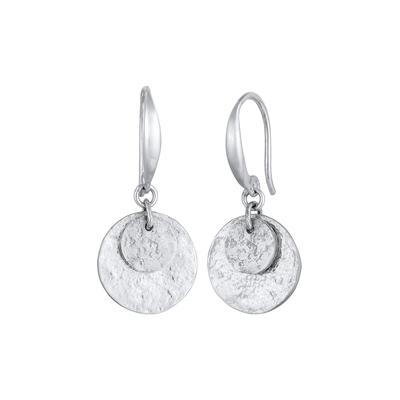 Elli Hänger Plättchen Kreis Rund Matt Trend 925 Silber silberfarben Damen Image