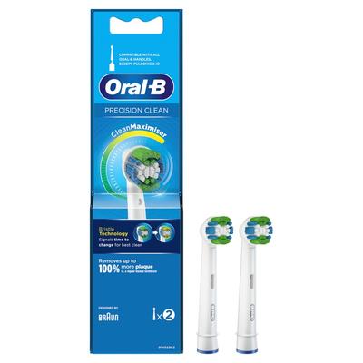 Oral-B - Aufsteckbürsten "Precision Clean CleanMaximizer" in Weiß Zahnersatzzubehör