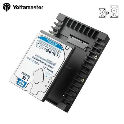 Yottamaster – Support pour disque dur de 2.5 à 3.5 pouces sata a2/3 hdd ssd 7-15mm baie de